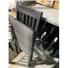 Image 4 : Gray Upholstered Folding Chair