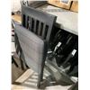 Image 4 : Gray Upholstered Folding Chair
