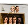 Image 2 : Lot of 6 Practice Salon Mannequin heads