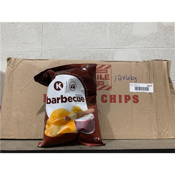 Circle K Barbecue Potato Chips 12X66g