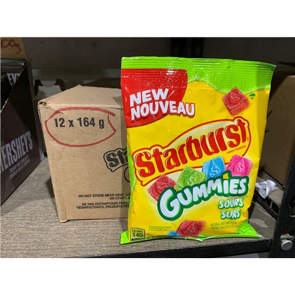 Starburst Gummy Sours 12x164g