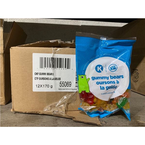 Circle K Gummy Bears 12x170g
