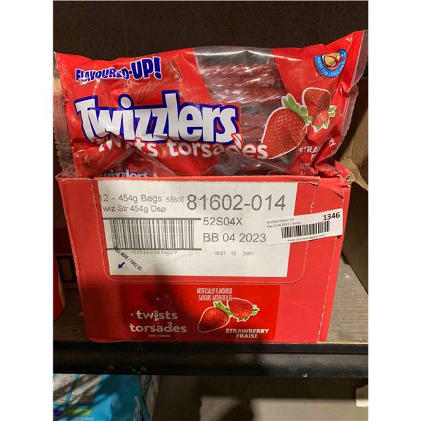 Twizzlers Strawberry licorice 12x454g