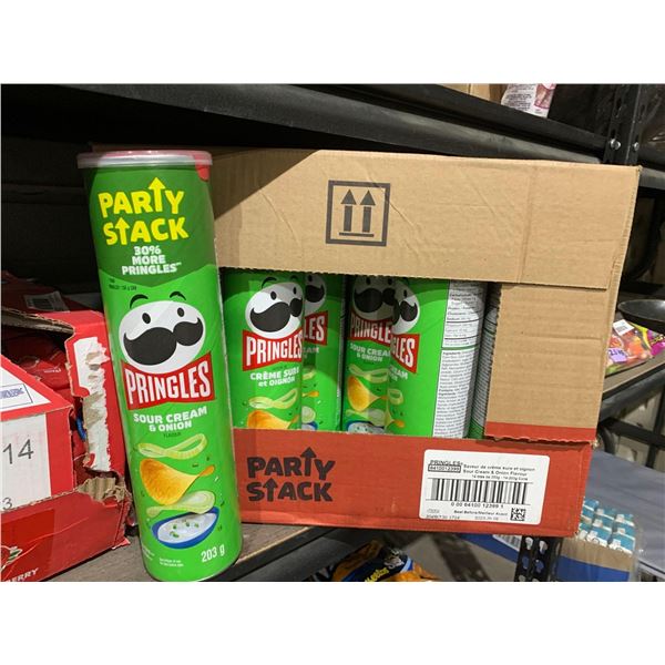 Pringles  Party Stack - Sour Cream & Onion Potato Chips  14x203g