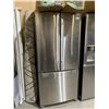 Image 1 : Samsung French Door Refrigerator Model RF18HFENBSR twin cooling w/ ice maker PLUGGED IN AND COLD