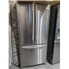 Image 7 : Samsung French Door Refrigerator Model RF18HFENBSR twin cooling w/ ice maker PLUGGED IN AND COLD