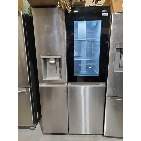 NEW - LG ThinQ LRSOS2706S Side by Side Refrigerator, 36" Width,  27.0 cu. ft. Ice & Water Dispenser 
