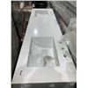 Image 4 : Double Bathroom vanity White (damaged) White 72"L x 21"D x 35"H