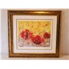 Image 1 : "Dominic Pangborn" (Budding Heart)  Framed Picture Aprox Size  30x33