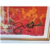 Image 2 : "Emile Bellet (Les Fleurs Rouges)  Framed Picture Aprox Size  30x26