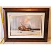 Image 1 : "Bernard Louedin"   (Les Murex Saint-Michel) 99/450  Framed Picture Aprox Size   36x30