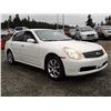 Image 8 : C6 --  2006 INFINITI G35 AWD, White, 230572 KM