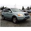 Image 8 : E1 --  2003 HONDA PILOT EXL AWD, Grey, 252284 KM