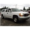 Image 8 : A5 --  2000 GMC SIERRA 1500 SLE EXT CAB 4X4, White, 498303 KM "NO RESERVE"