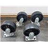 Image 2 : lot of 12 cart wheels