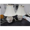 Image 1 : Pair of White Table Lamps