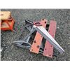 Image 2 : Lot of shop tools inc folding work table, 2 tool chests, battery charger & more