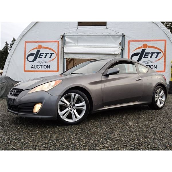 H6 --  2010 HYUNDAI GENESIS 2.O TURBO, Grey, 307177 KM