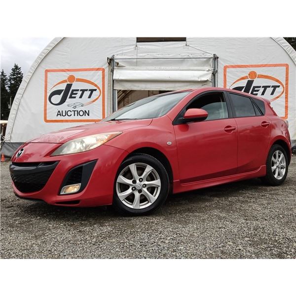 D3 --  2010 MAZDA 3 S, Red, 190375 KM