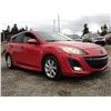 Image 8 : D3 --  2010 MAZDA 3 S, Red, 190375 KM