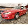 Image 2 : A5 --  2004 PONTIAC SUNFIRE SL, Red, 200605 KM