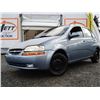 Image 2 : A10 --  2006 CHEVROLET AVEO LT, Blue, 361178 KM  "NO RESERVE"