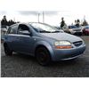 Image 8 : A10 --  2006 CHEVROLET AVEO LT, Blue, 361178 KM  "NO RESERVE"