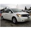 Image 8 : G1 --  2007 NISSAN QUEST S, White, 133050 MILES KM