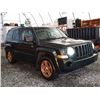 Image 8 : D1 --  2010 JEEP PATRIOT SPORT 4X4, Green, 178333 KM