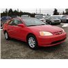 Image 8 : A11 --  2001 HONDA CIVIC SI, Red, 300051 KM