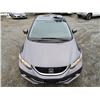 Image 8 : A1 --  2014 HONDA CIVIC TOURING "NO RESERVE", Grey, 299507 KM