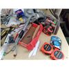 Image 2 : Large lot of shop tools and two white tarps