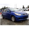 Image 8 : D4 --  2013 HYUNDAI ACCENT GLS, Blue, 141906 KM