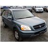 Image 8 : H5 --  2005 HONDA PILOT EXL AWD, Blue, 266934 KM