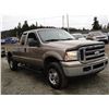 Image 10 : H4 --  2005 FORD F350 SUPERCAB 4X4, Brown, 230705 KM