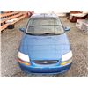 Image 6 : J4 --  2006 CHEVROLET AVEO LT, Blue, 195810 KM