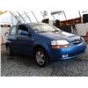 Image 8 : J4 --  2006 CHEVROLET AVEO LT, Blue, 195810 KM