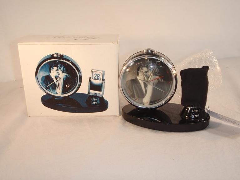 Elvis KISS Alarm Clock w/ calendar by Centric Official EPE 1996