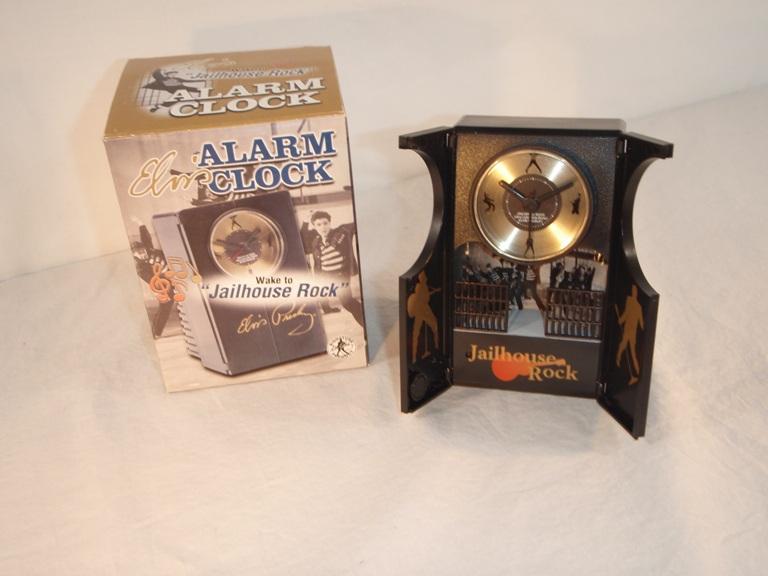 Elvis alarm clock Wake to "Jailhouse Rock"