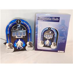 Elvis Light up Juke box AM/FM Radio 11 in tall