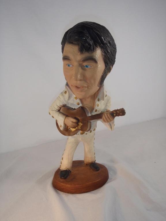 17 inch tall ceramic Elvis Sculpture by Esco production