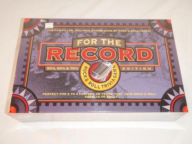 For The Record Rock And Roll Trivia Game 1999 Read Enterprises NBO