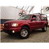 Image 2 : F4 --  2011 FORD RANGER SUPER CAB 4X4, Red, 166996 KM