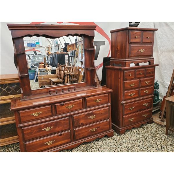 3 piece bedroom dresser set Headboard & Foot board