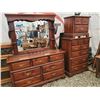 Image 1 : 3 piece bedroom dresser set Headboard & Foot board