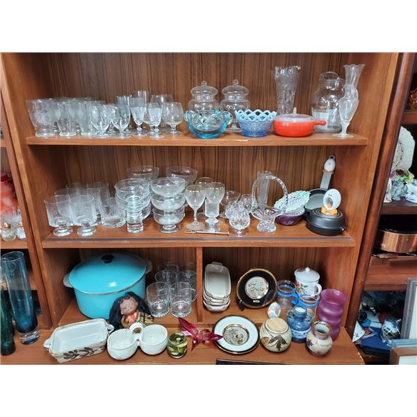 Lot of Glassware & Collectibles