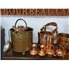 Image 2 : Three shevles of Collectible copper  Containers