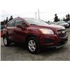 Image 8 : B6 --  2013 CHEVROLET TRAX 1LT, Red, 211464 KM
