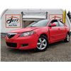 Image 2 : A12F --  2007 MAZDA 3 I , Red, 376195 KM  "NO RESERVE"