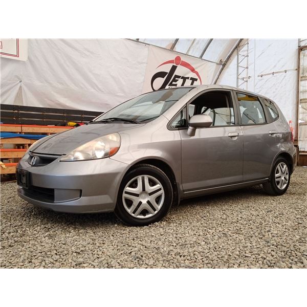 A12E --  2008 HONDA FIT, Grey, 253267 KM